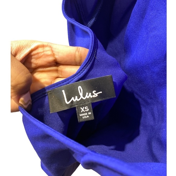 Like a Lady Royal Blue Backless Midi Dress Size XS - Picture 5 of 5